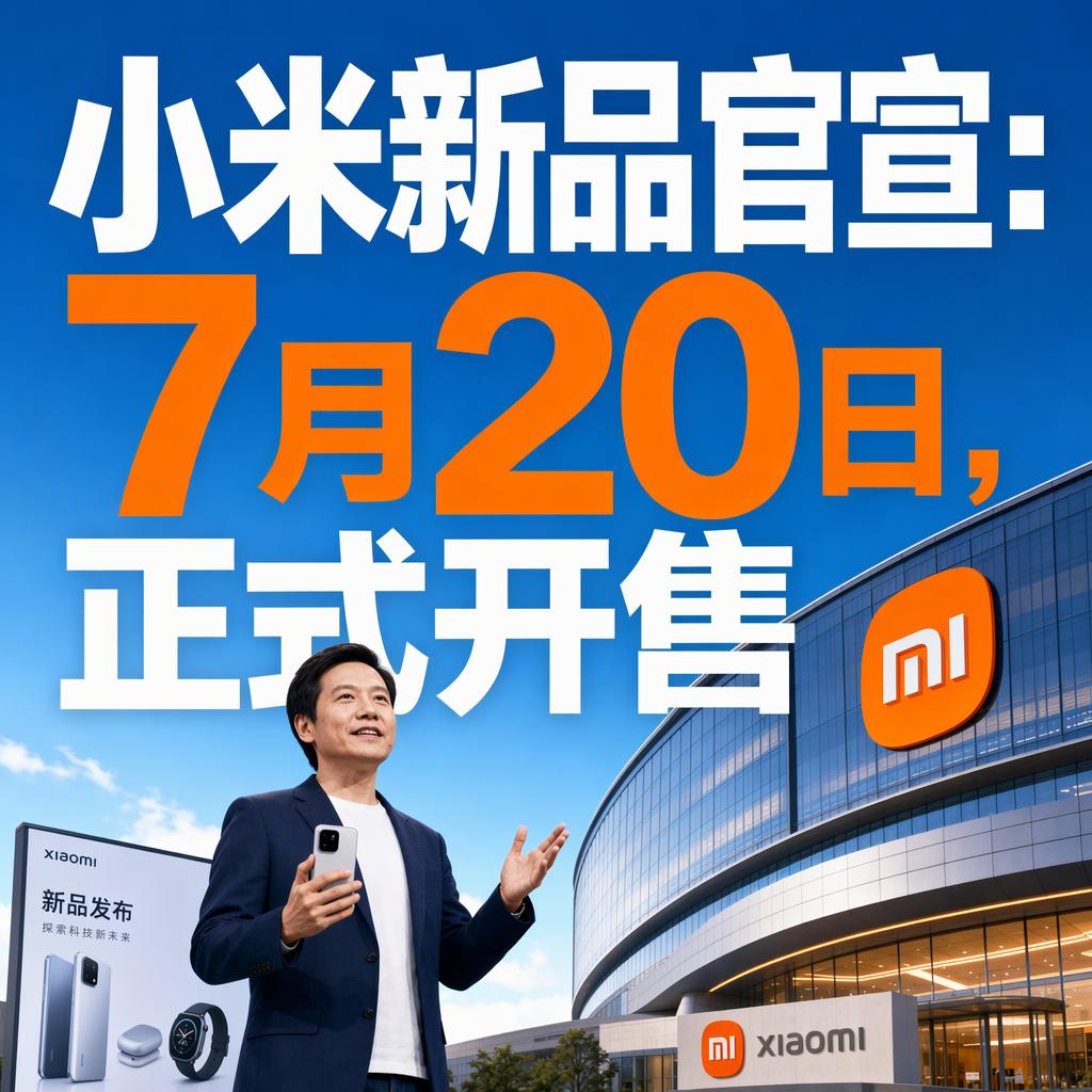 很多人以为小米的“新品官宣”又是手机、汽车，这次却让人跌破眼镜。
7月20日正式