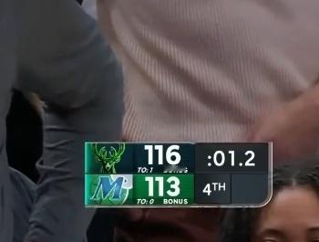 哈哈哈火火恍恍惚惚字母哥1.2秒 3分犯规 不争气啊 PJ华盛顿能加时的自己罚球