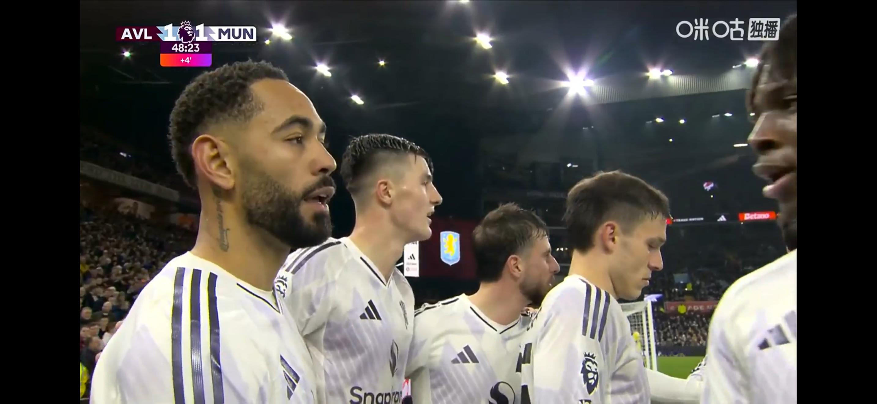 阿斯顿维拉vs曼联啊乱到底能不能阻击维拉连胜势头？上半场交锋阿联控球占优，但临近