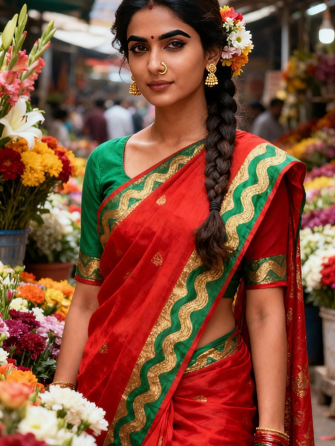 印度向来盛产爱美的美女，义乌宾王夜市物美价廉的衣服更是吸引不少外国游客。近日网曝