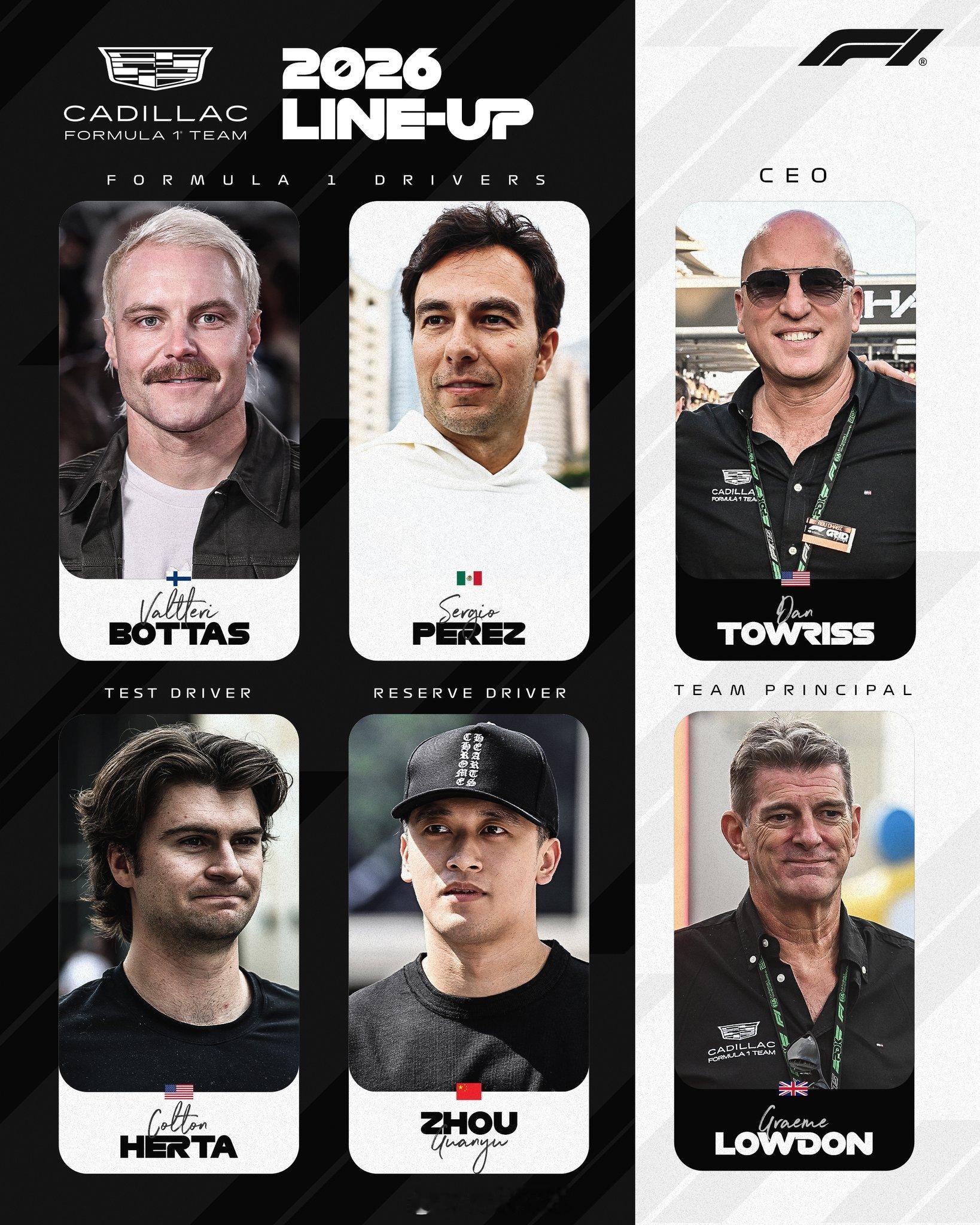 凯迪拉克已确定参加其F1首秀赛季🔒F1