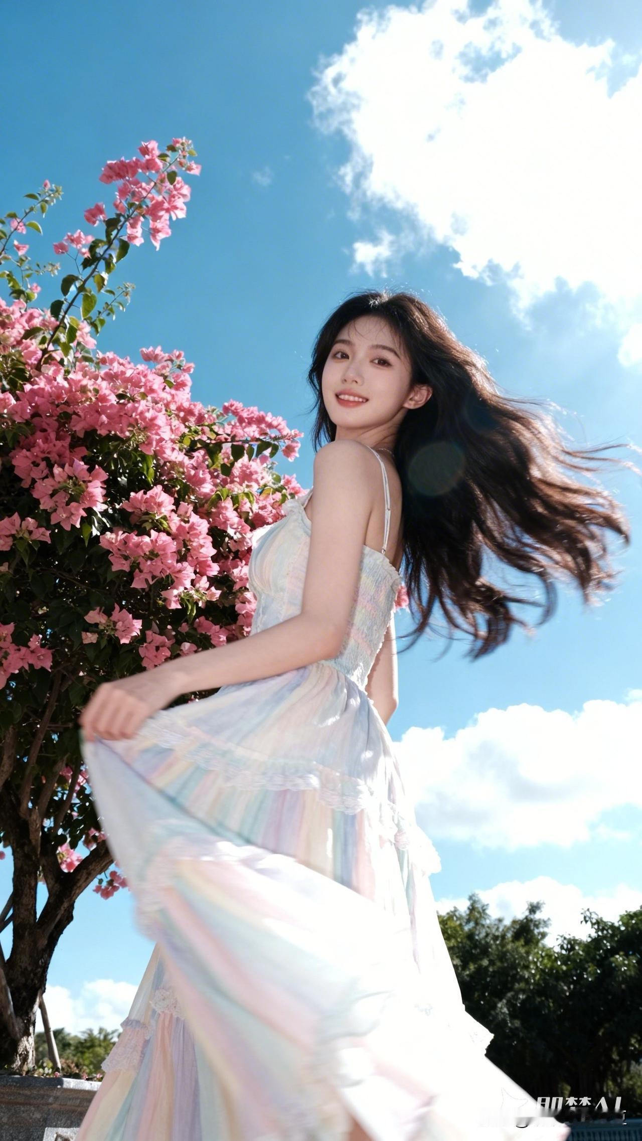 【每日更新】 救命！风一吹，她的发梢都在发光！ 别划走！这种干净松弛感美女真的越