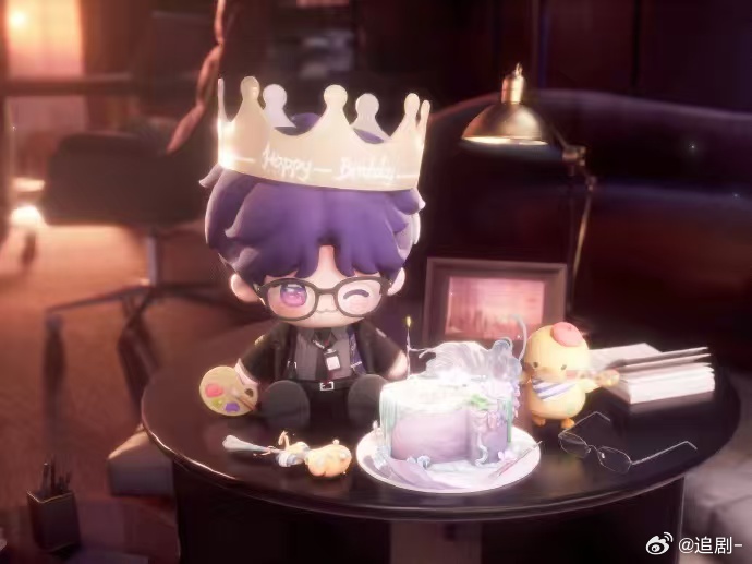 今天给一条小鱼过生日 真的是超喜欢我们的小鱼，今天要给他过生日了，恋与深空也是把