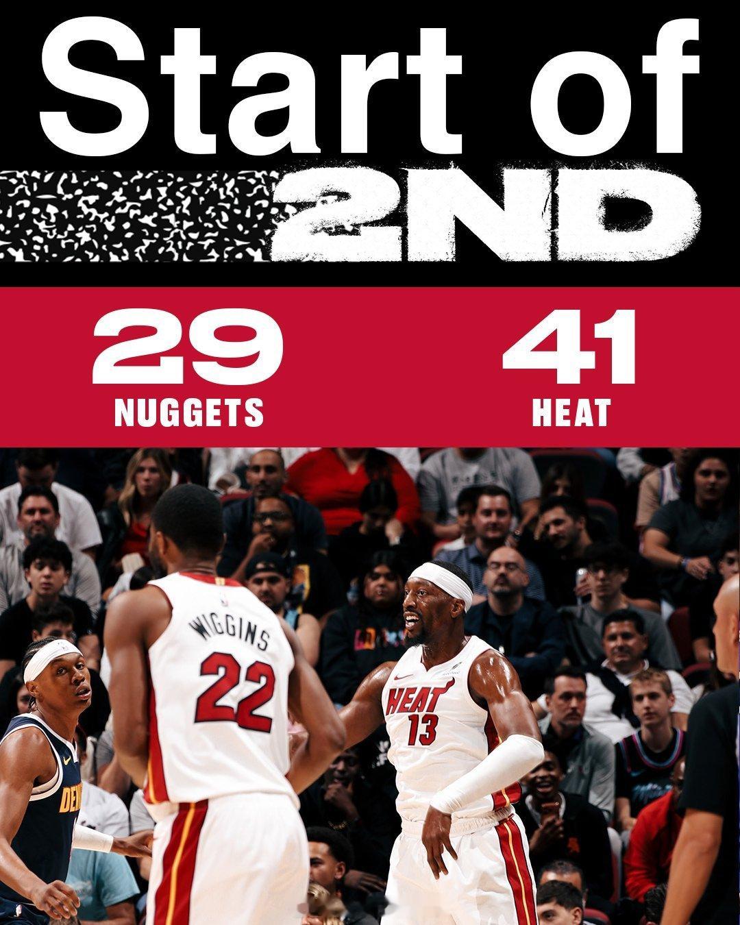 如果比赛只打第一节，我真敢喊热火总冠军热火vs掘金