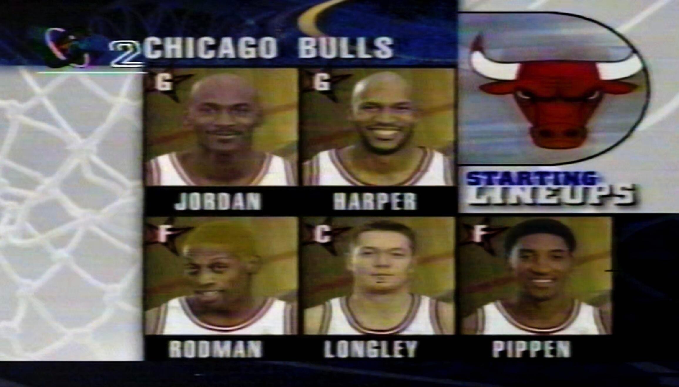 篮天下[超话] 1997年NBA总决赛G6，芝加哥公牛vs犹他爵士直播经典画面?