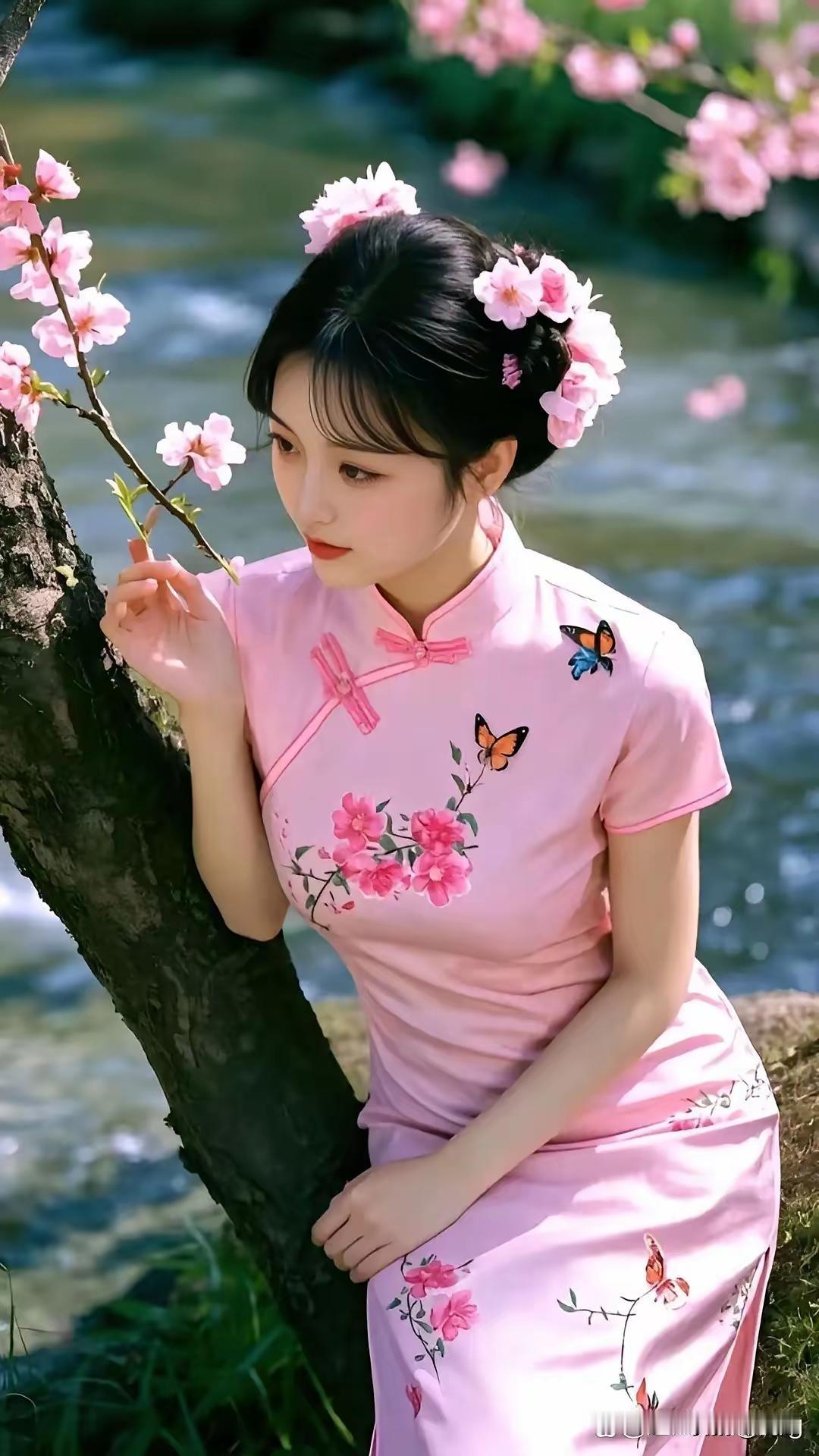 塞鸿秋.秦川春望
四月暖斜阳照，
漫步向湖山眺。
鹊踏枝头闹，
鹰击波心跳。
蜜