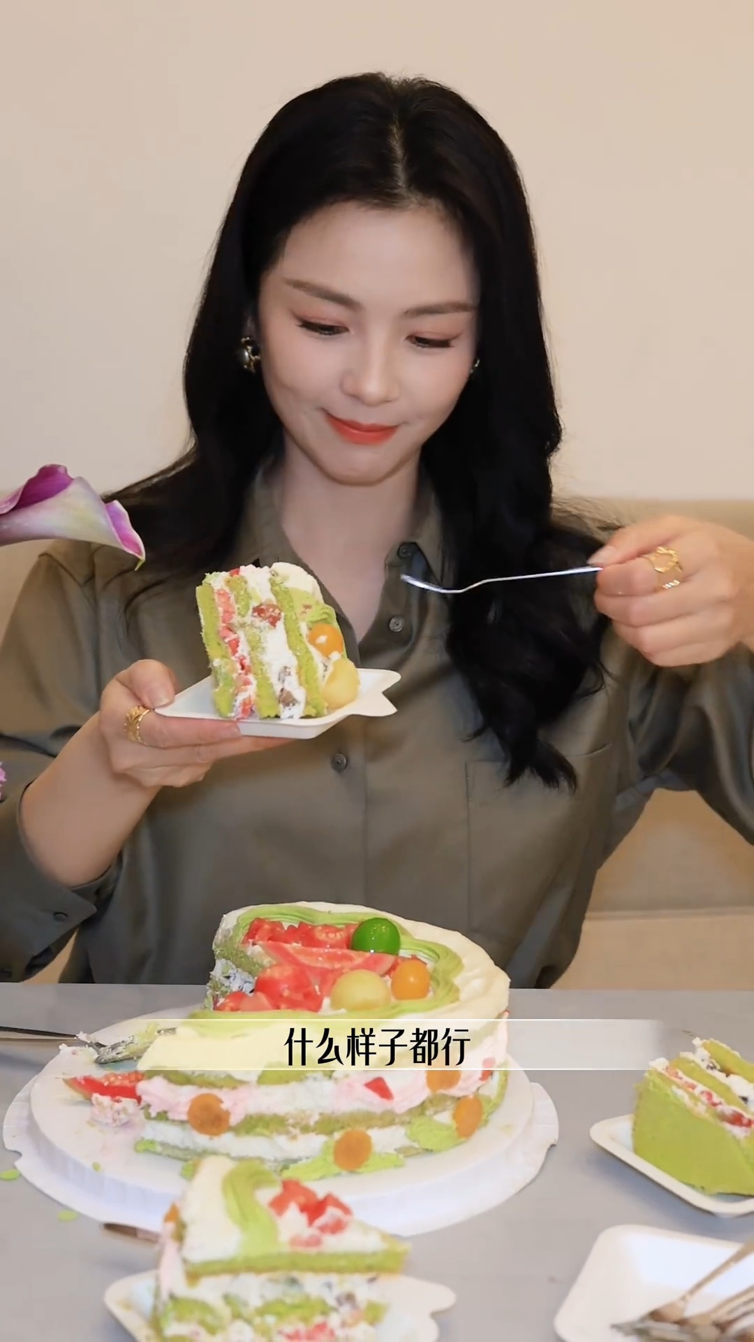 “什么样子都行”刘涛可臭屁了～我好爱～ 