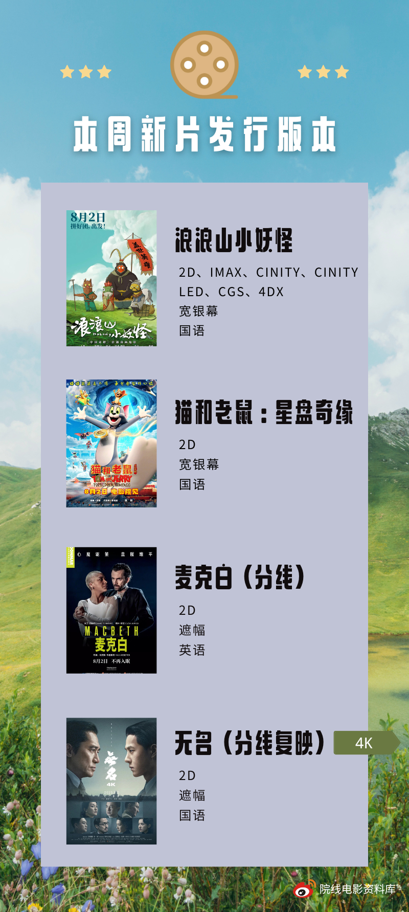 热映电影 小妖怪冲！《麦克白》只在不到100家影院上映，想看的使劲找找吧[允悲]