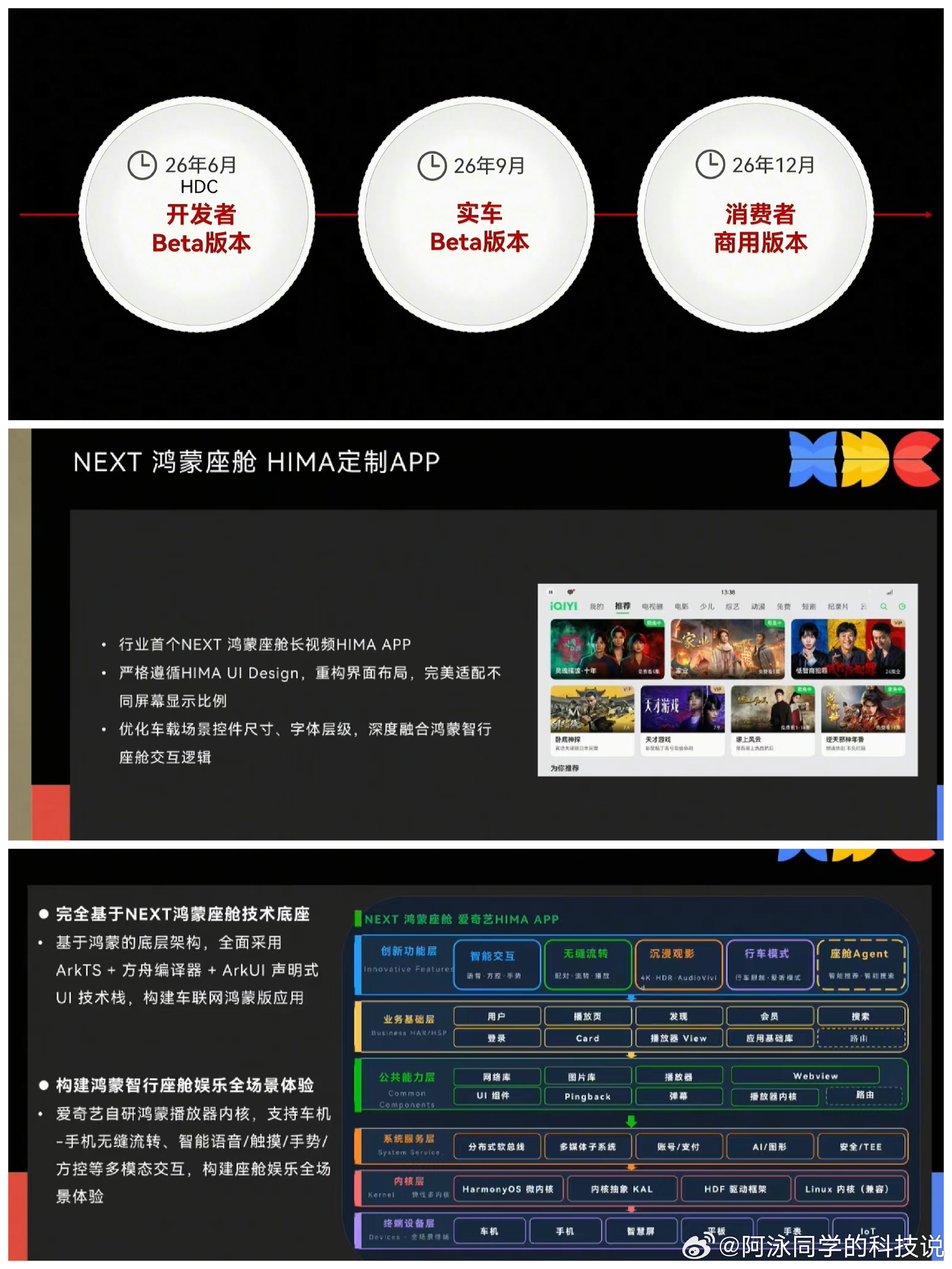 鸿蒙智行  华为鸿蒙智行车机版的纯血鸿蒙也要来了，补全最后一个设备了。 
