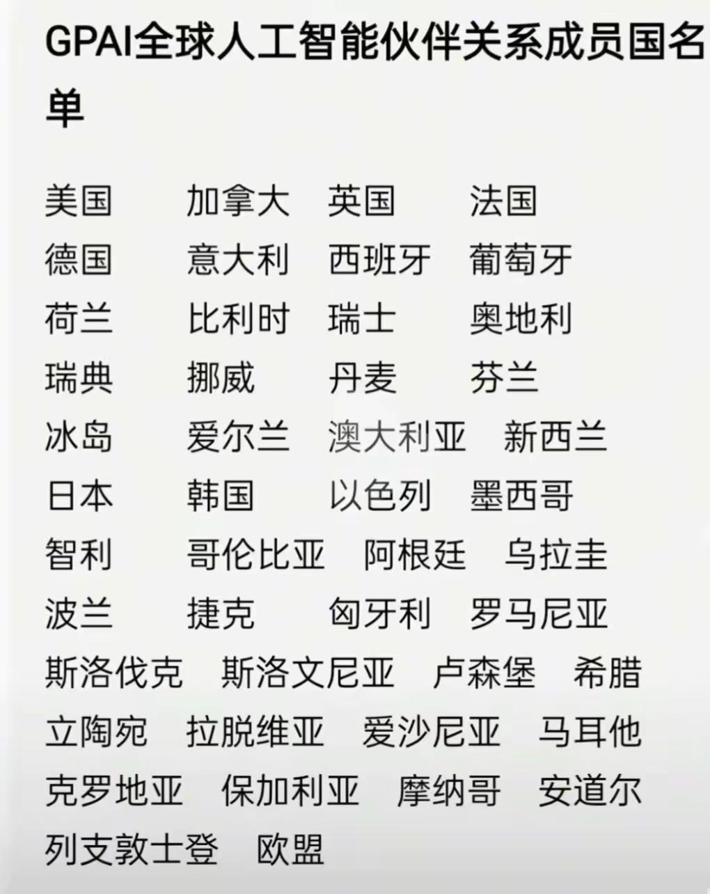 AI时代彻底分成两大阵营，一张图看懂全球格局，中国已经领跑一方！

很多人说人工