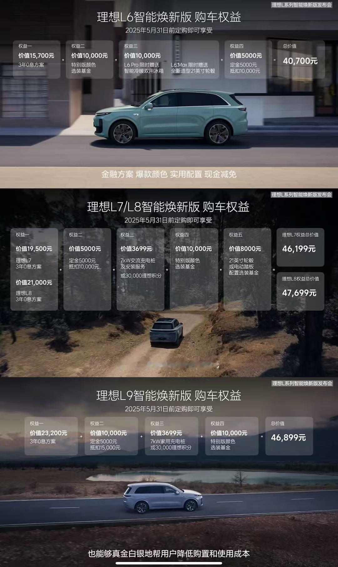 五一的时候在万达看了一下理想L6，其实早在L7上市的时候就有想法买一辆，但是试驾