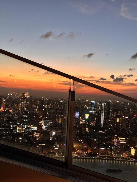 上海夏日晚霞🌄回归……美疯了！！！