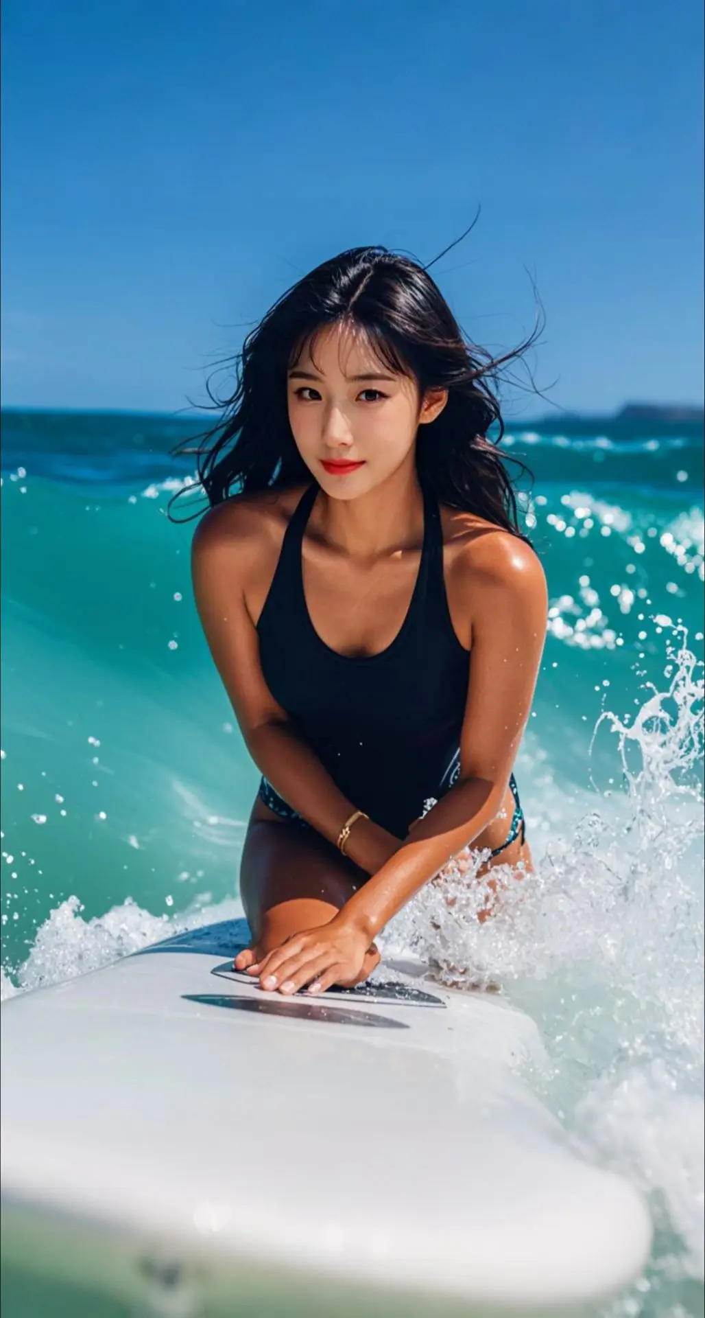 AI扩图 AI巨浪冲浪随拍