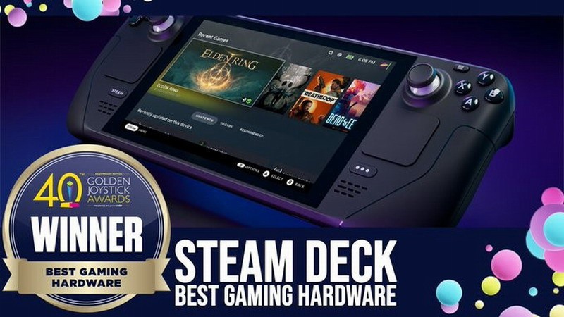 Steam Deck 奪得金搖桿獎最佳硬件獎，G胖發