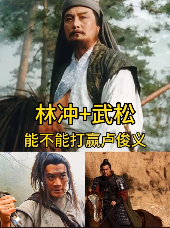 有人问林冲加武松，能不能打赢卢俊义？

满血巅峰武松，单凭拼命搏杀的狠劲就不惧卢