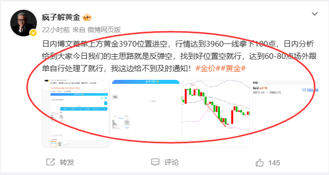 昨日周二6.30号博文操作笔记，部署5单，合计拿下760点！！     1黄金；