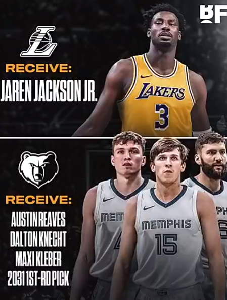 平替浓眉有搞头？美媒献策湖人：克内克特+小里+2首轮换JJJ 