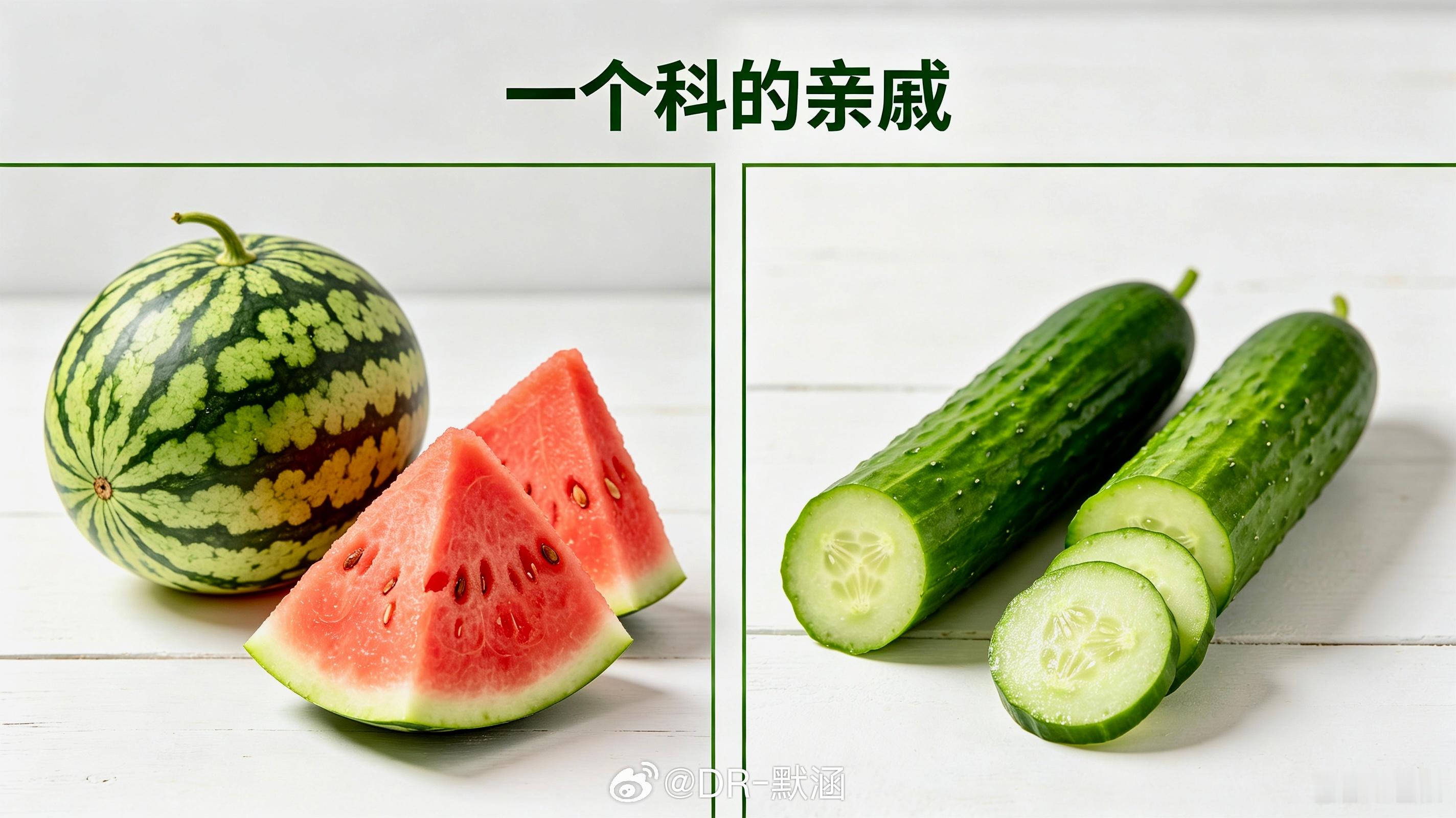 科普中国联合中国农学会发布的内容里明确写着：西瓜属于葫芦科西瓜属，和黄瓜、南瓜、