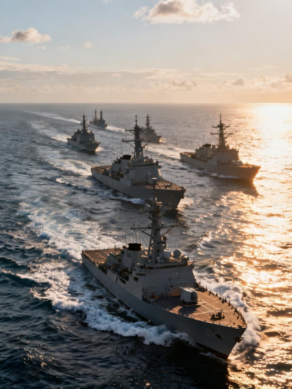 海军装备体系发展如今那是相当亮眼。从舰艇来看，驱逐舰不断迭代，像055型万吨大驱