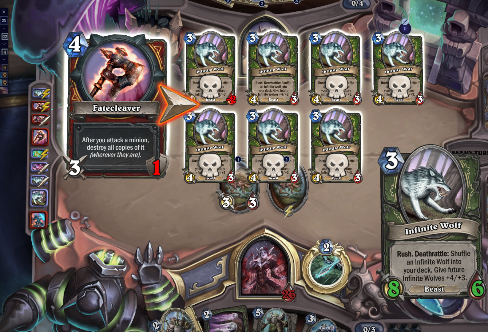 炉石传说 就你叫七匹狼！