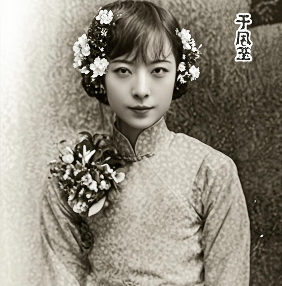 这是东北第一夫人于凤至的真实容貌，并非演员扮演，货真价实的照片。

于凤至是至情