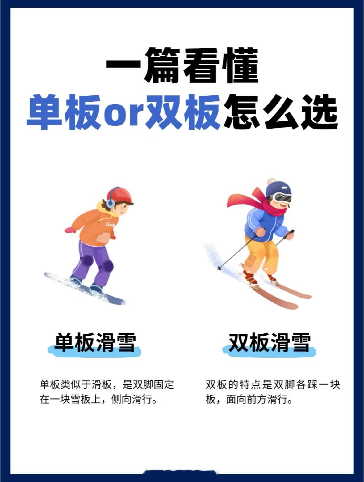 一篇看懂滑雪单板or 双板怎么选？ 