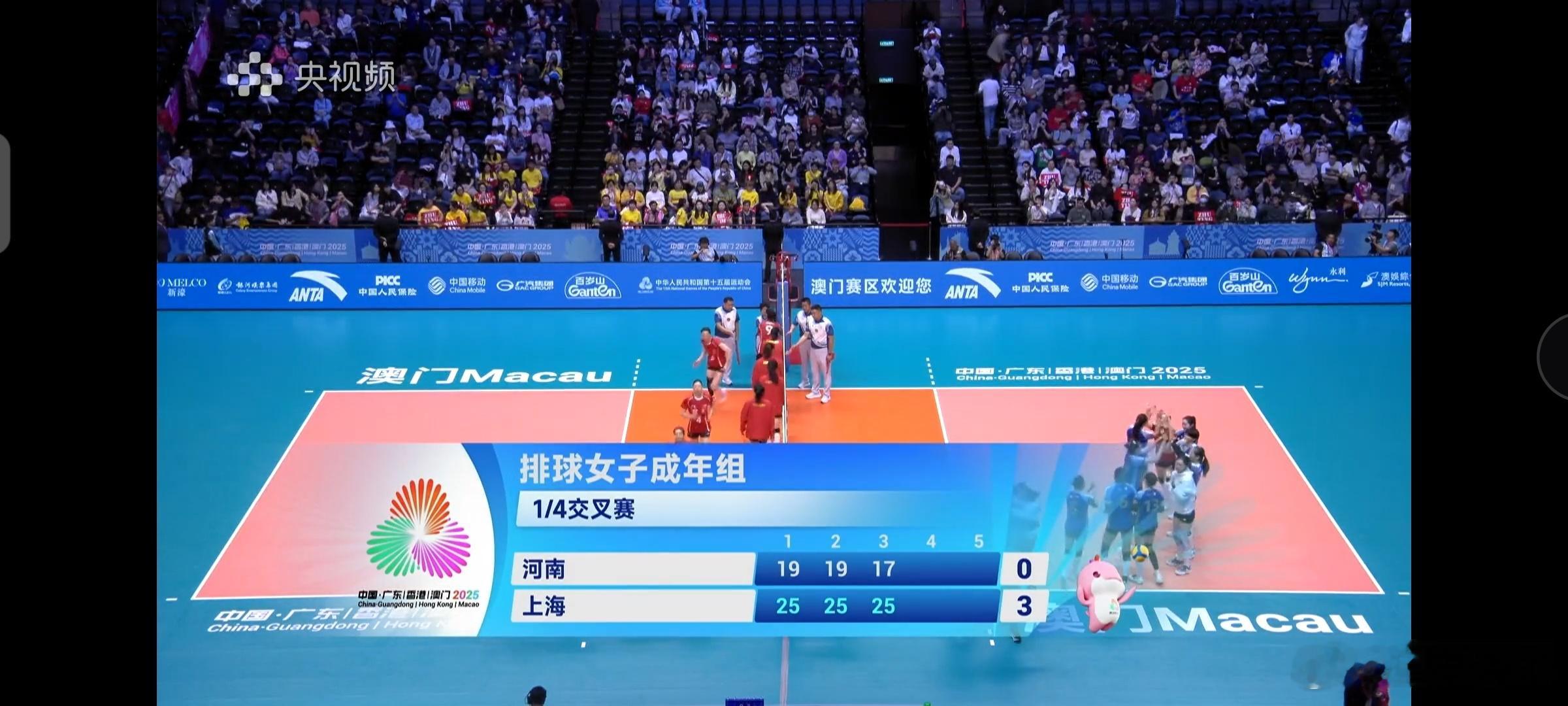 全运会河南0-3不敌上海，无缘女排四强。你觉得今天主要输在哪里？有点遗憾，没打出
