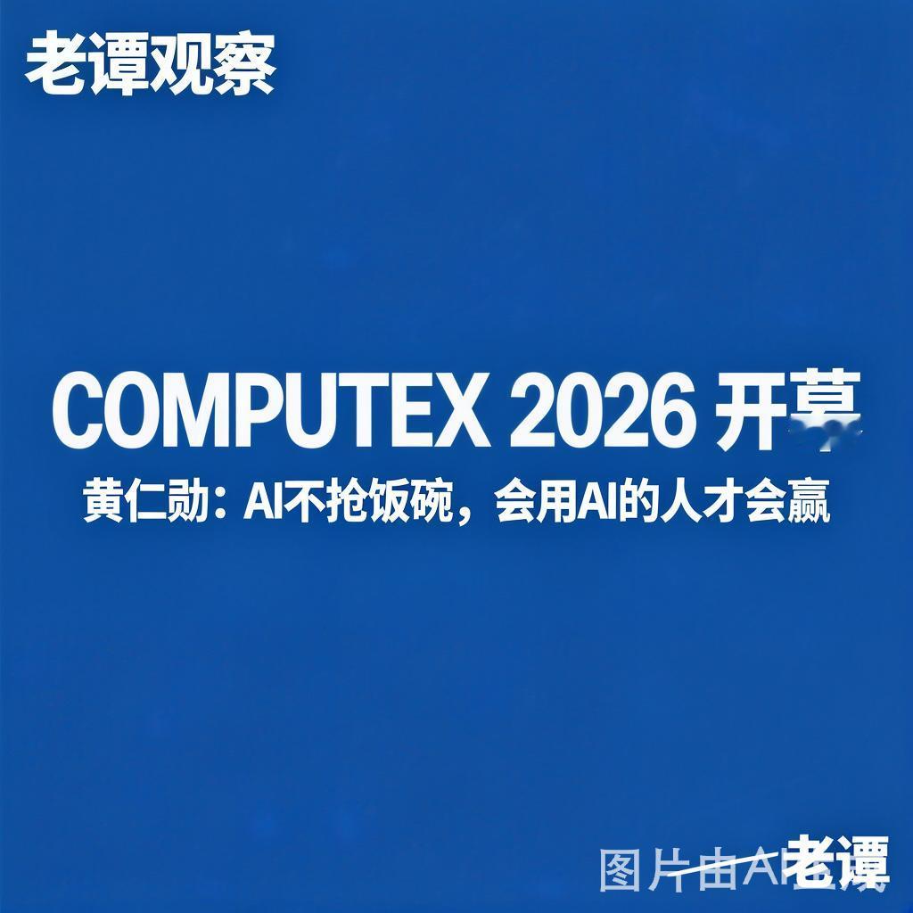 COMPUTEX 2026，今天（6月1日）在台北开幕。
亚洲最大AI科技展，英