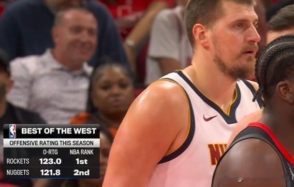 联盟进攻效率前两的球队，首节摆五大或者双塔阵容，两队的进攻空间都让人窒息，没一个