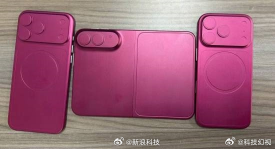 iPhone三款新机机模出炉我现在看iPhone的折叠屏还是觉得奇怪，这么宽抓手