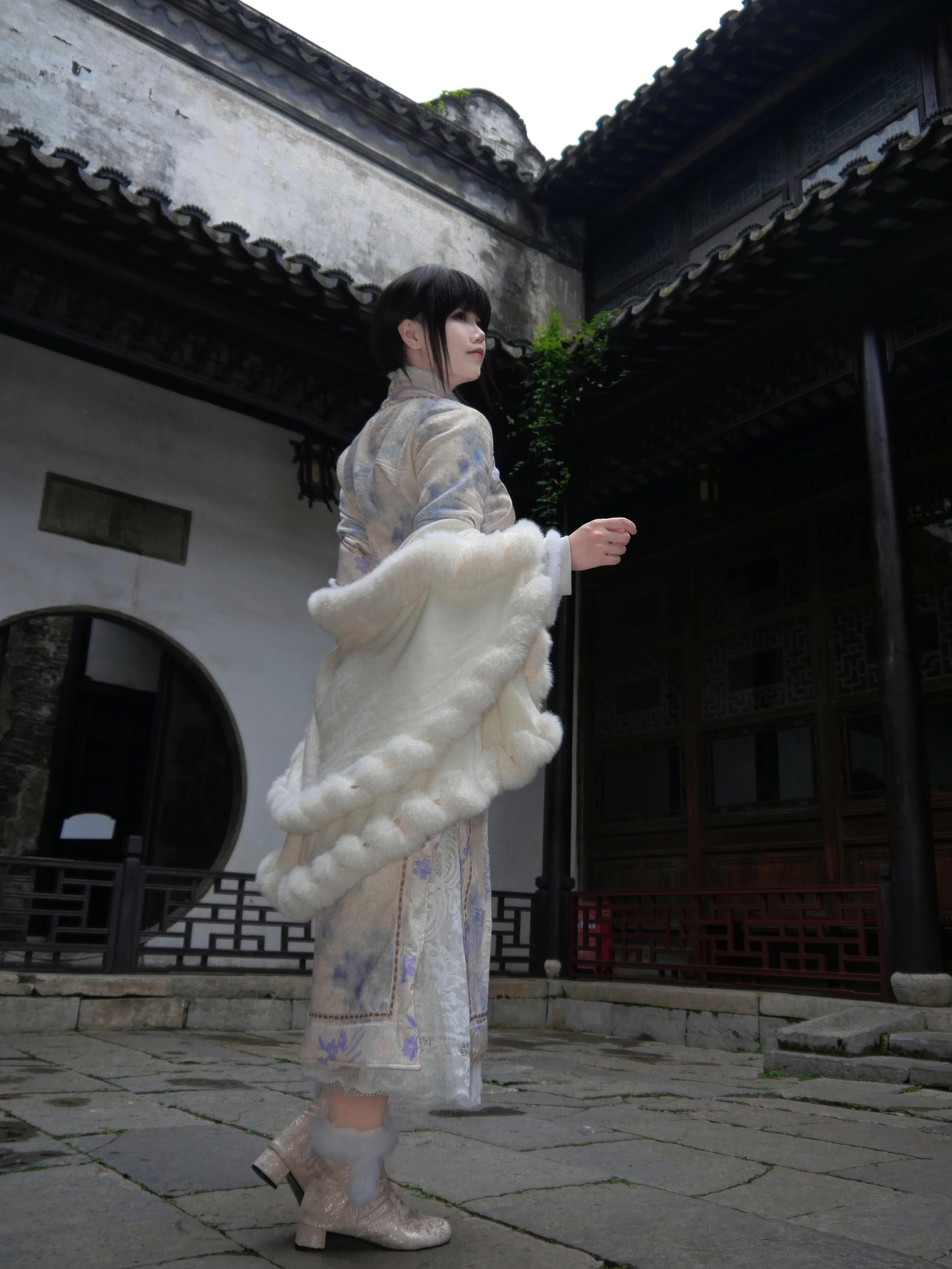 余生为笔 日常｜雨后旗袍日常分享 常州·青果巷历史文化街区