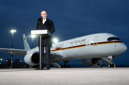 德国总理默茨启程前往中国前，发表讲话
 
默茨这小子启程访华前，算是把话说得明明