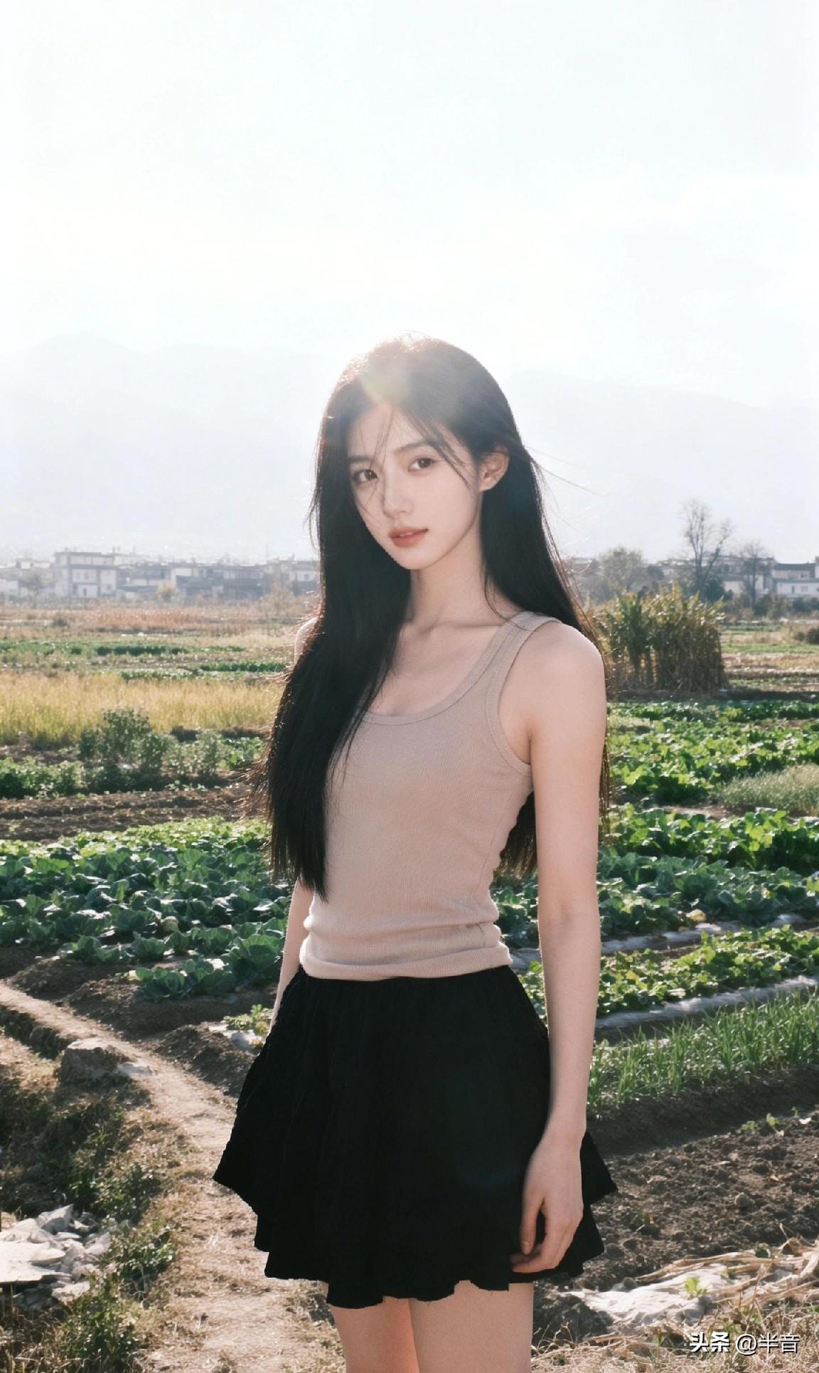 不用赶时间
就站在田埂上
和阳光、蔬菜一起慢慢生长