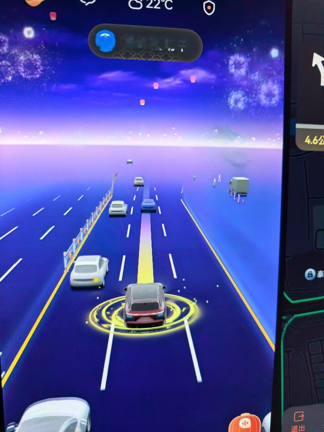 华为乾崑智驾 ADS 这个 UI 界面太好看了，还会放烟花。 