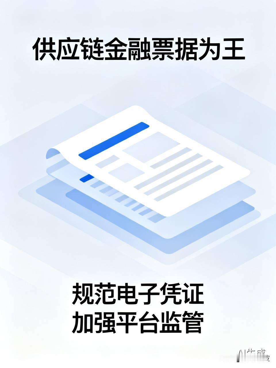 央行定调！供应链金融“票据为王”时代来了，电子“白条”戴上紧箍咒

  做生意的