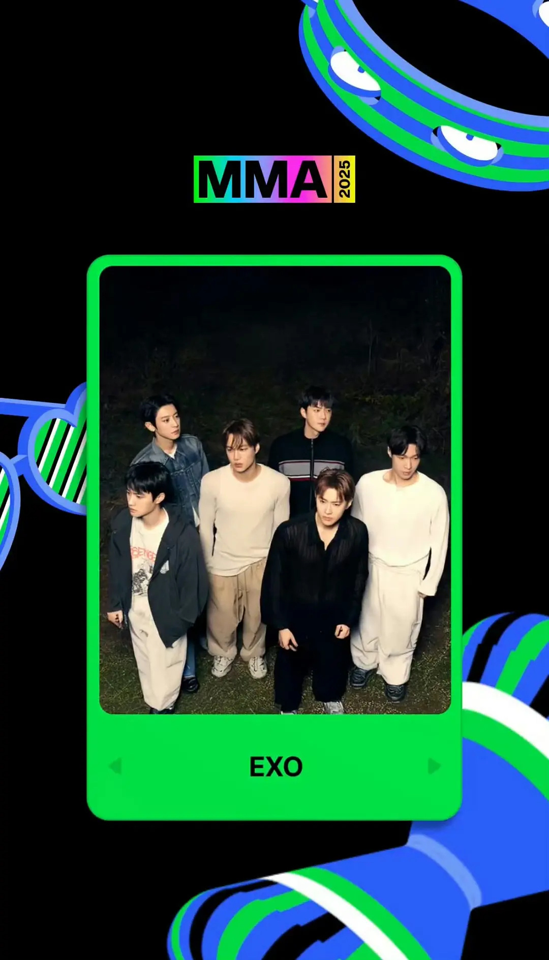 EXO官宣MMA EXO将于12月20参加 2025 Melon Music A