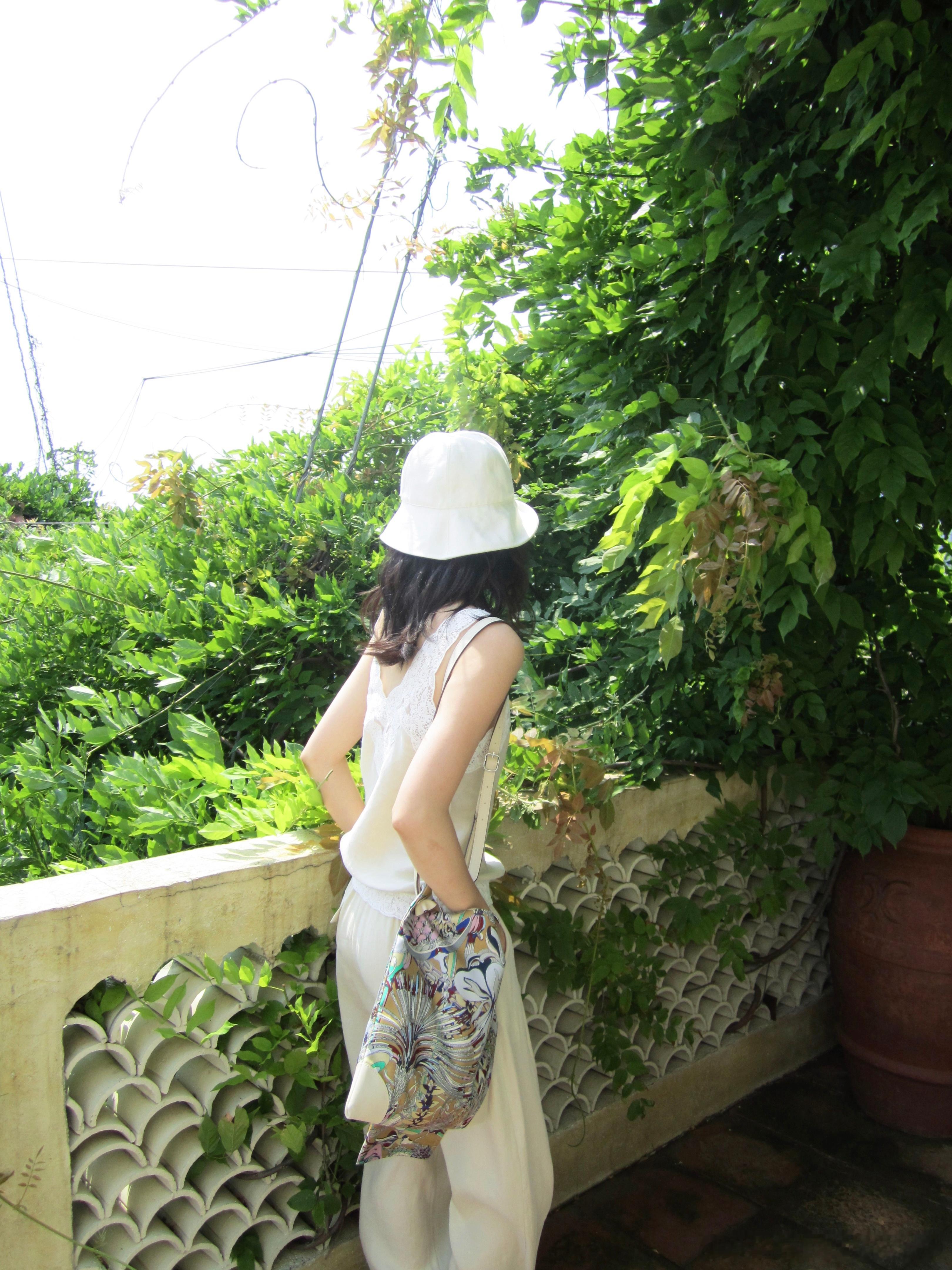 本期top爱！休闲又带点贵气女人味 天然亚麻莱赛尔蕾丝花边套装米杏色多了一丝夏日
