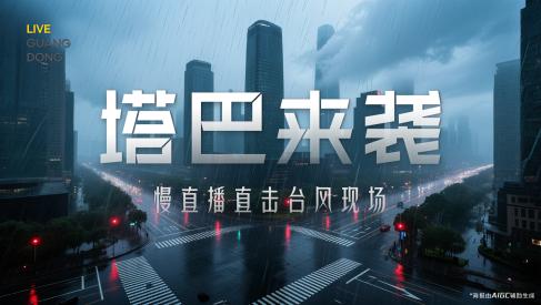 台风“塔巴”已在广东台山市登陆