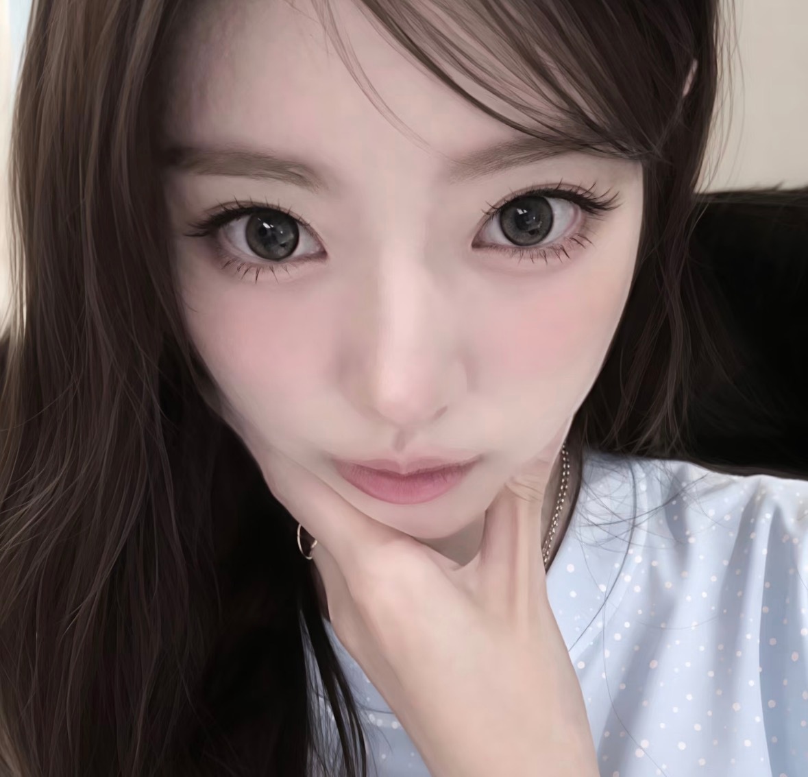 蓝色系头像｜女生头像｜韩系小众｜背景图搭配 