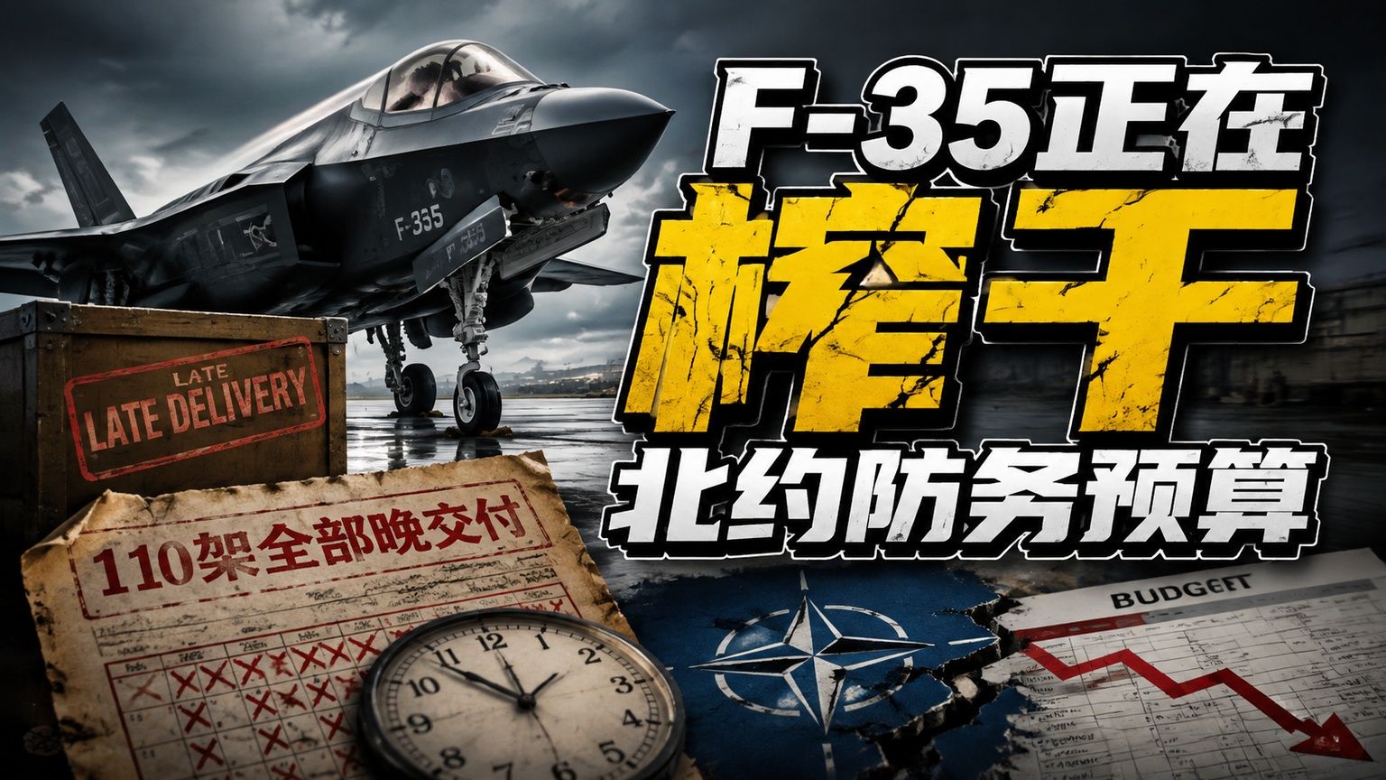 110架全部晚交付：F-35正在榨干北约的防务预算
