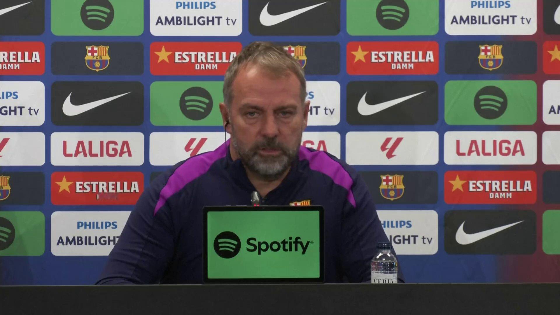 问：费尔明有可能上场吗，奥尔莫无法出战…… 弗里克：费尔明可以上场，但我不确定他