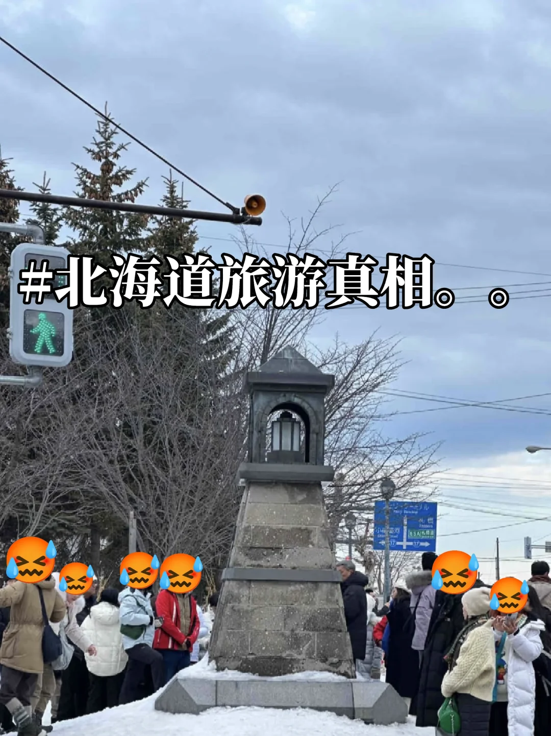 北海道看雪真相，要去的姐妹慎重……