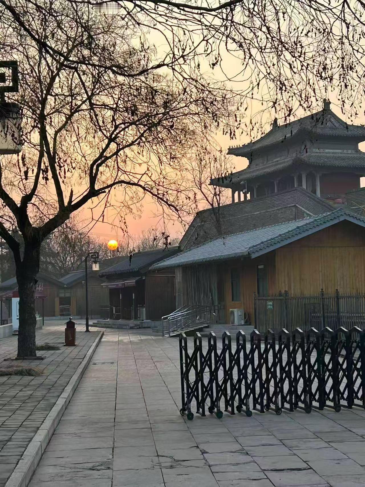 现场直拍，泰山脚下，山东省泰安市2026年春天的第一缕阳光温柔以待！

如梦如幻