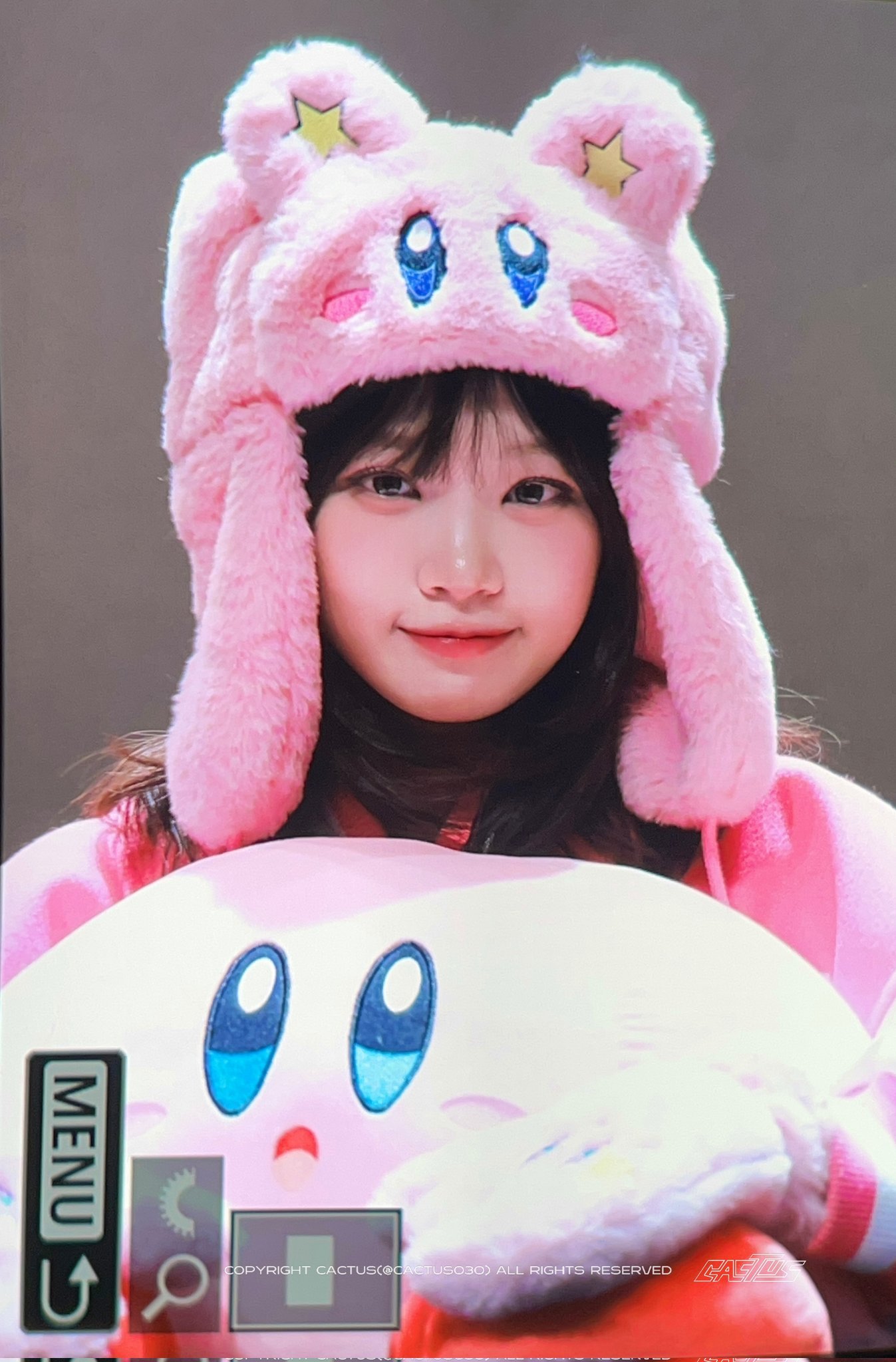 今日变身卡比的金采源，萌萌的