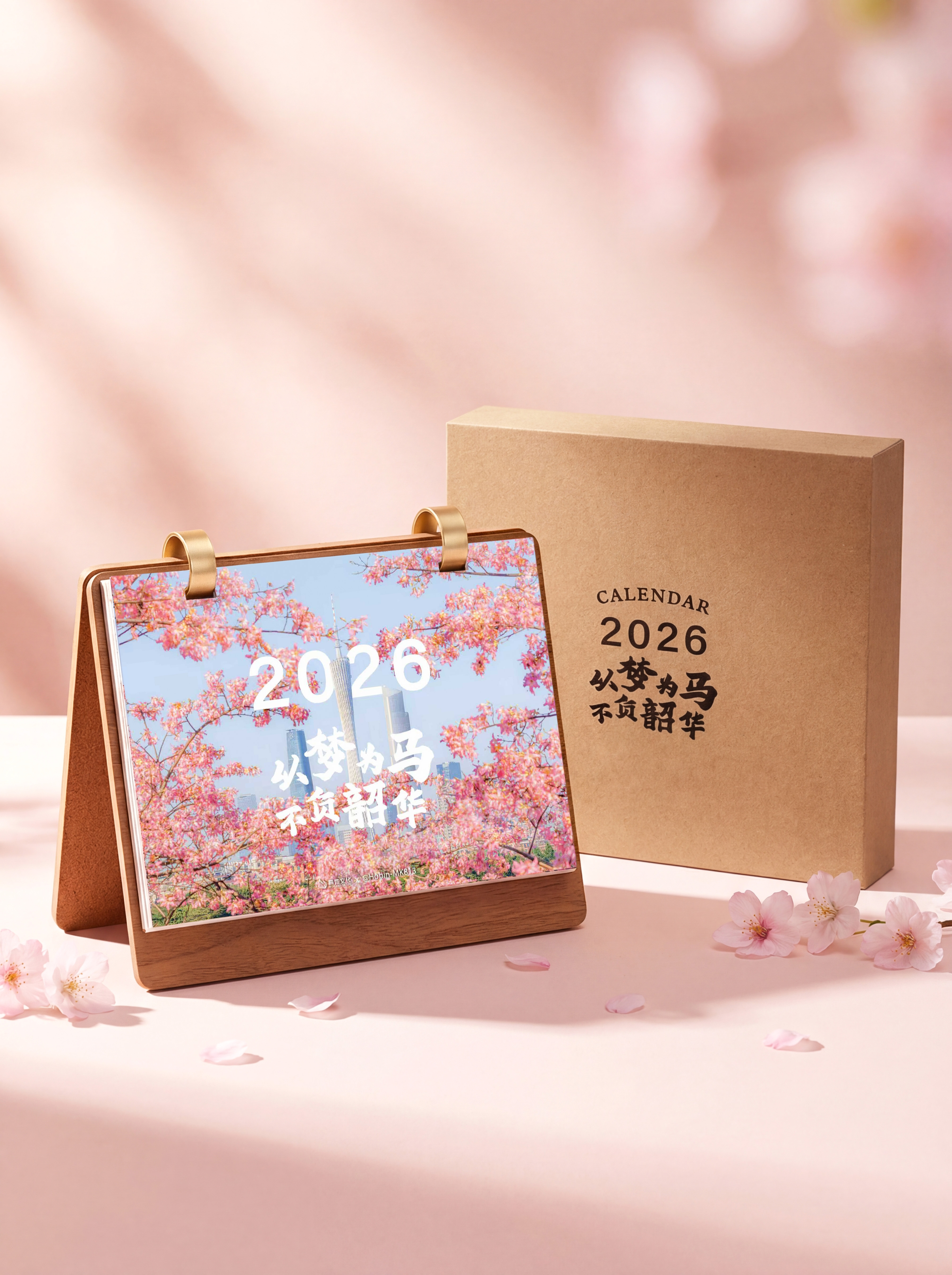 来送台历啦去年年底太忙了，我的2026台历接近1月初才印制完成，数量也有限，我拿