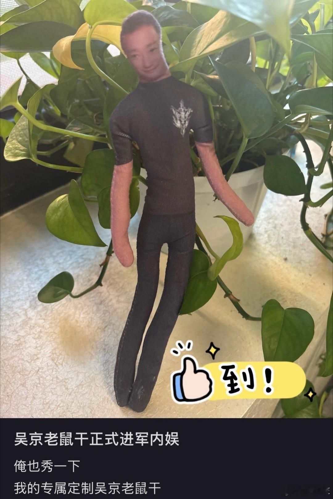 吴京抽象周边杀疯啦！解压摇摇乐魔性晃动，大头扇子萌翻众人，开瓶器都霸气侧漏。网友