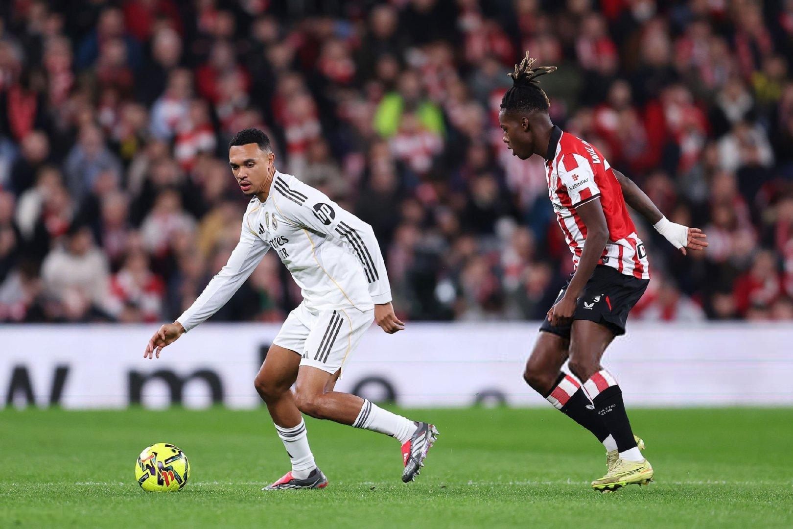 特伦特送出助攻的时刻：西甲联赛 毕尔巴鄂竞技vs皇马 halamadrid