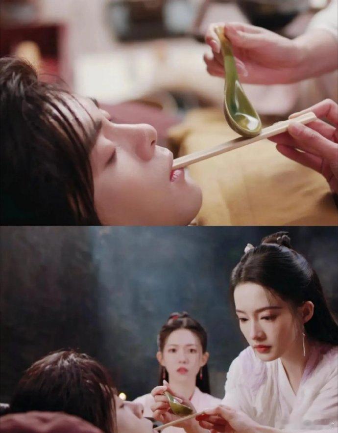 原来电视剧还可以不用嘴对嘴喂药的啊～ ​ ​​​