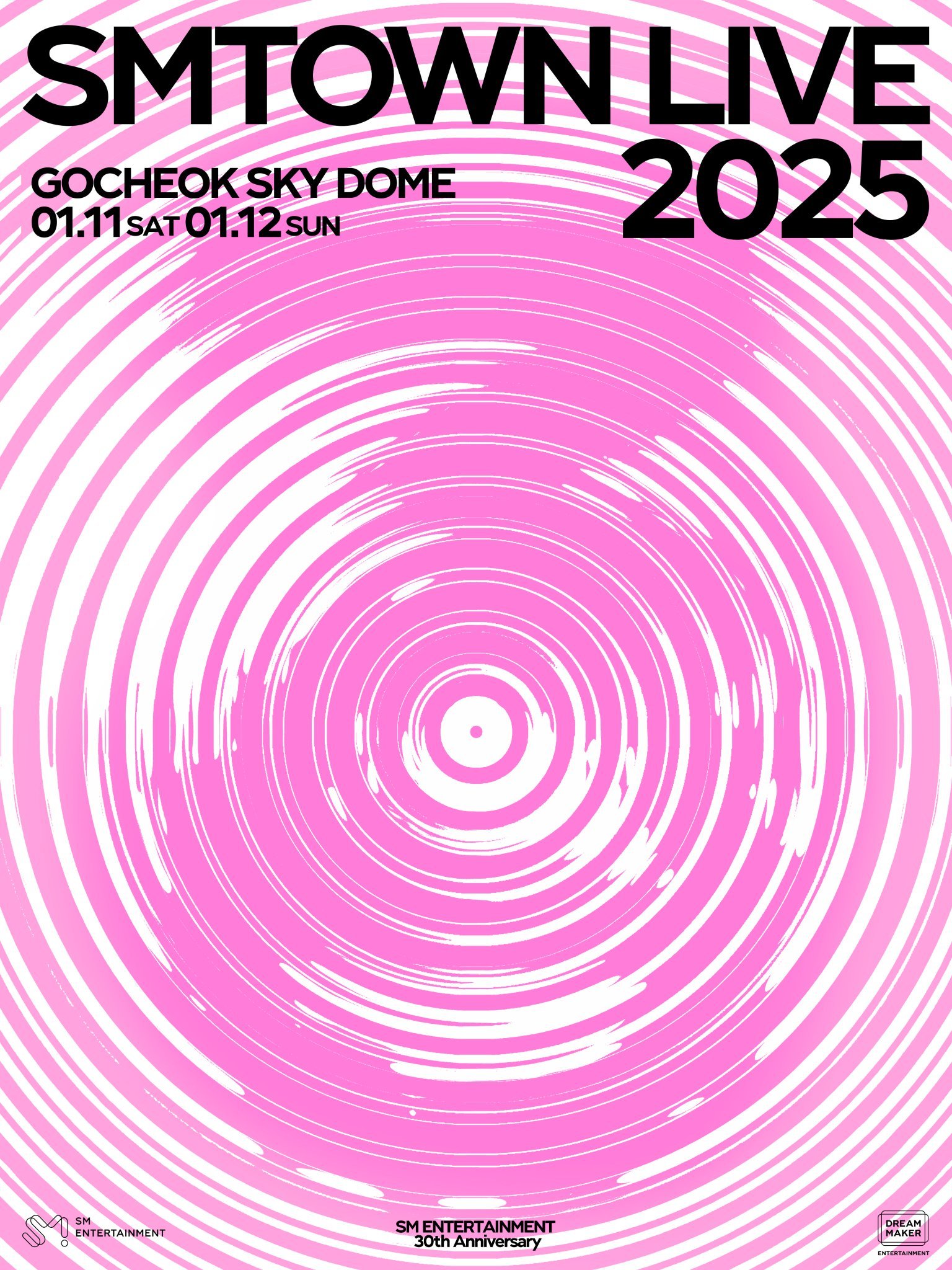 SMTOWN LIVE 2025SM官宣成立30周年纪念家族演唱会，将于2025