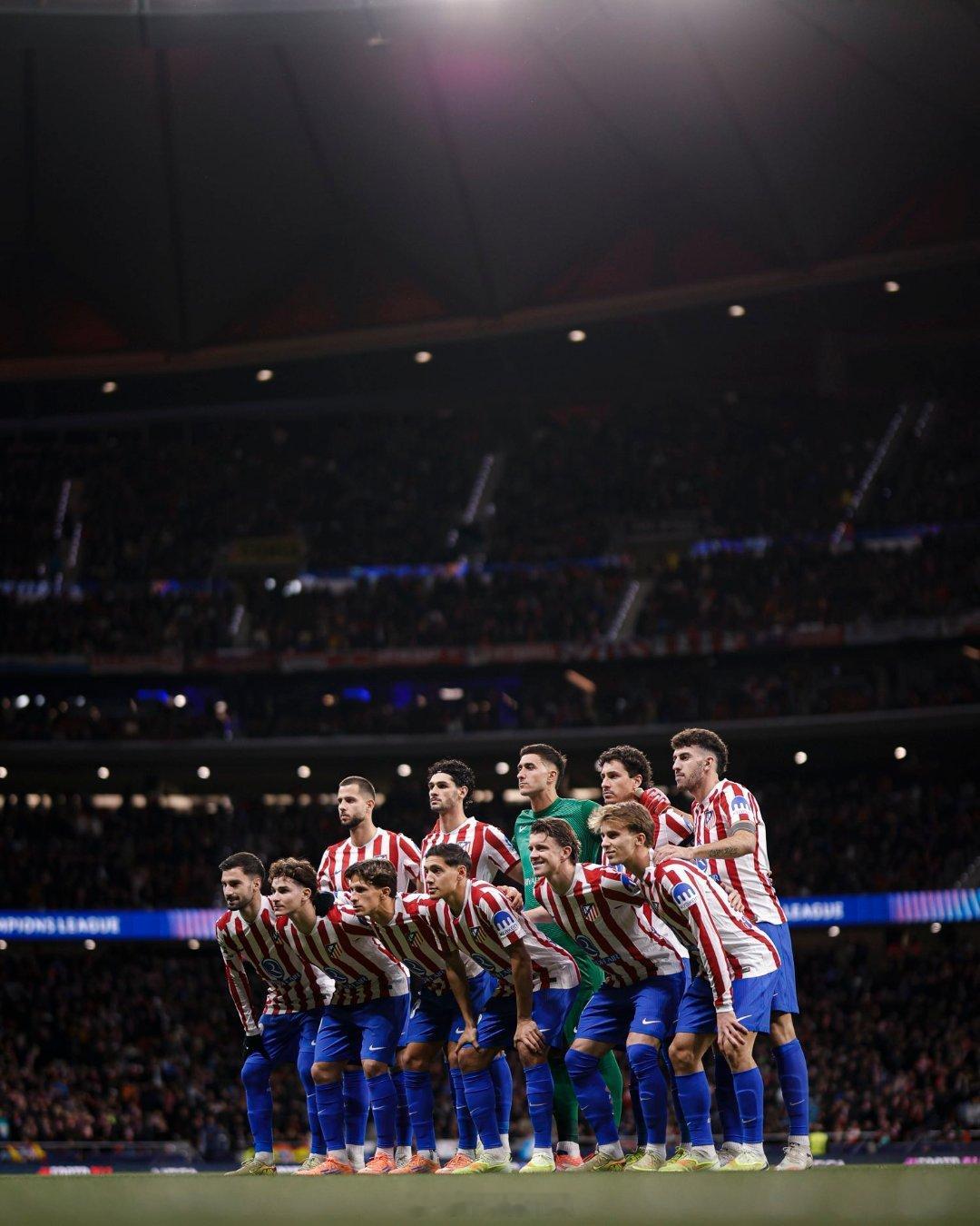 马竞2比1国米 🔴⚪️ 金色的胜利马竞在上半场凭借阿尔瓦雷斯的进球取得领先，但